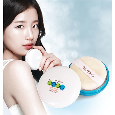 Phấn rôm Shiseido Baby powder Pressed Nhật Chăm Sóc Mặt-1
