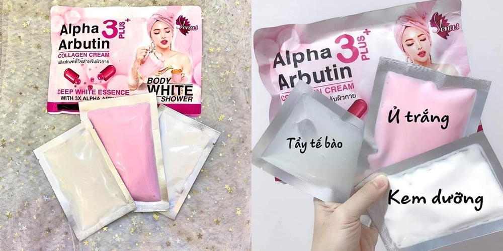 Tắm Ủ Trắng Body Alpha Arbutin White Shower Thái Lan Dưỡng Thể-1