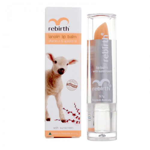 Son Dưỡng Chống Khô Môi Và Nứt Nẻ Môi Rebirth Lanolin Lip Balm.
