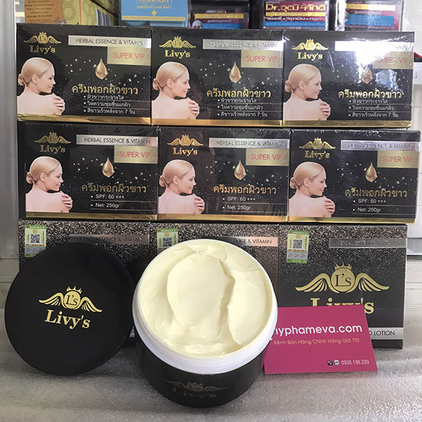 Kem Dưỡng Trắng Da Body Livy