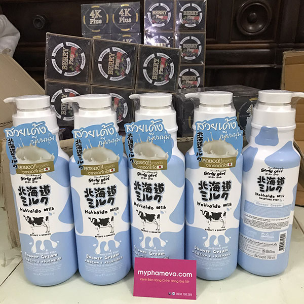 Sữa Tắm Trắng Da Hokkaido Milk THÁI LAN 