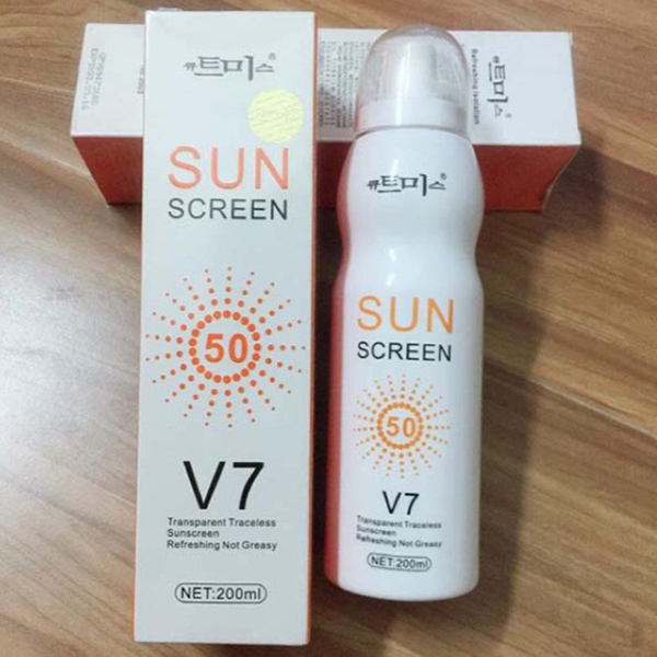 Xịt Chống Nắng Sun Screen V7 Hàn Quốc