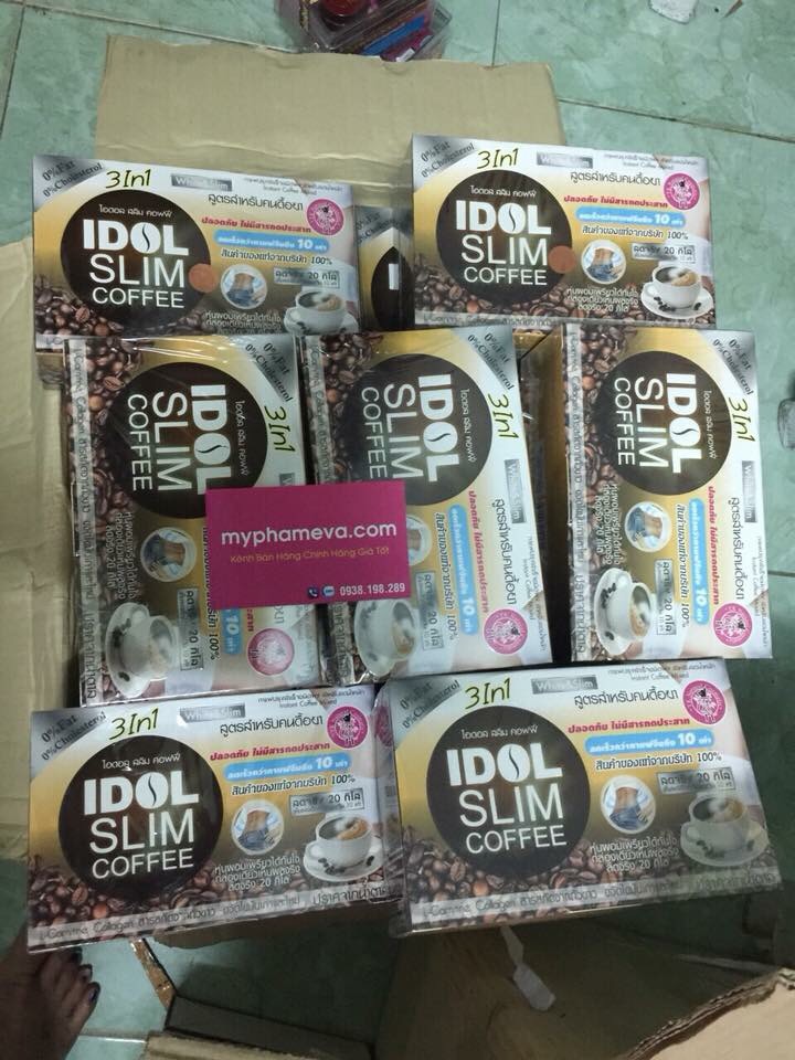 Cà Phê Giảm Cân Idol Slim Coffee 3in1 Thái Lan Dưỡng Thể-1