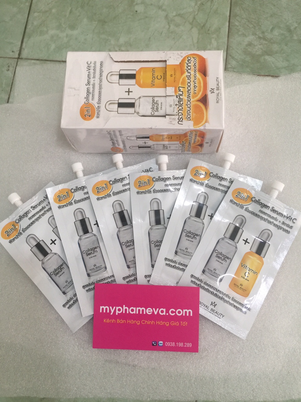 Serum Collagen Vitamin C Dưỡng Trắng Da Chống Lão Hóa Thái Lan Chăm Sóc Mặt-1