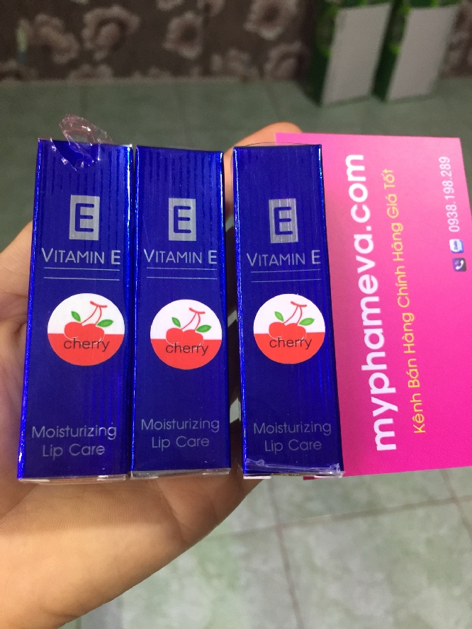 Son Dưỡng Trị Thâm Môi Vitamin E Thái Lan Trang Điểm Đôi Môi-1