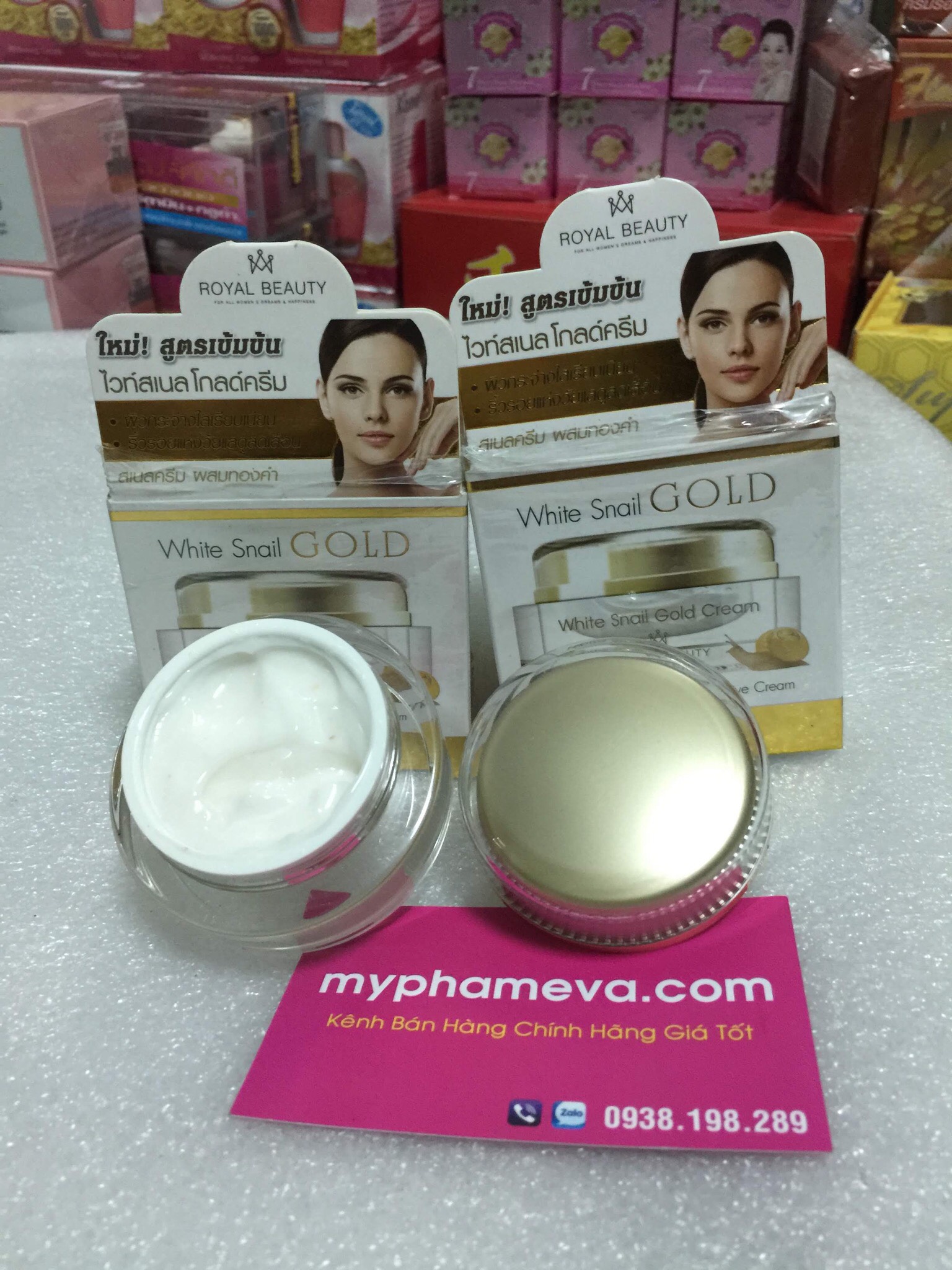  KEM  WHITE SNAIL GOLD DƯỠNG TRẮNG DA CHỐNG LÃO HÓA THÁI LAN Chăm Sóc Mặt-1