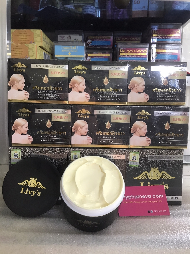 Kem Dưỡng Trắng Da Body Livy