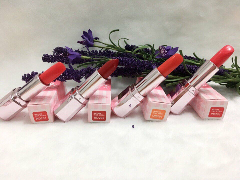 Son Môi Hàn Quốc Ecosy Nature Tint Stick The Collagen Trang Điểm Đôi Môi-1