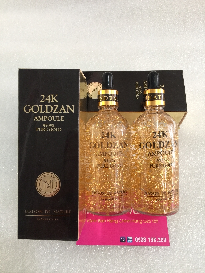 Serum Tinh Chất 24k Goldzan Ampoule Hàn Quốc Chăm Sóc Mặt-1