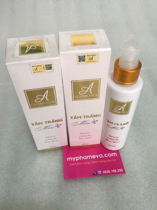 KEM TẮM TRẮNG A COSMETICS Dưỡng Thể-1