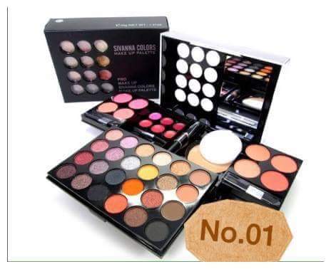 PHẤN MẮT TRANG ĐIỂM SIVANNA PRO MAKE UP PALETTE THÁI LAN Trang Điểm Đôi Mắt-1
