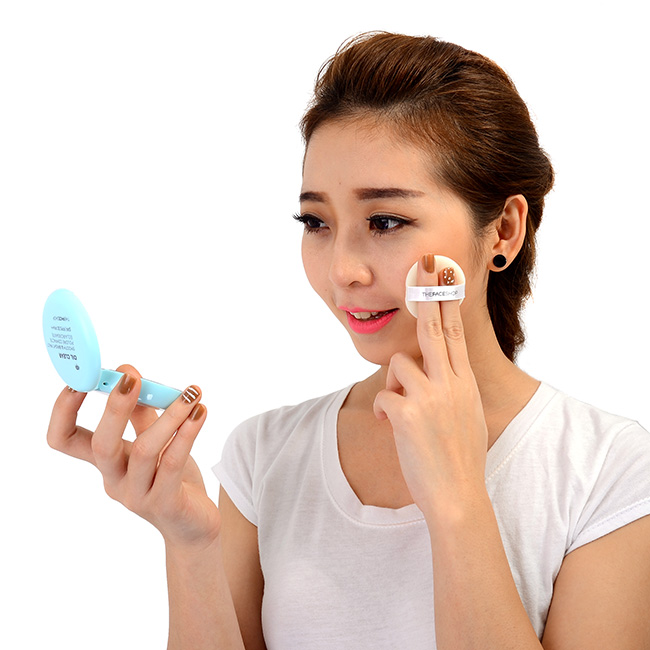 Phấn Phủ Kiềm Dầu Oil Clear The Face Shop Hàn Quốc Trang Điểm Khuôn Mặt-1