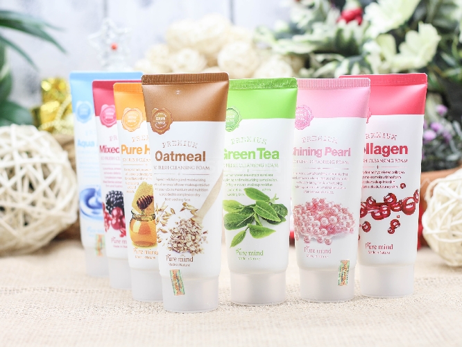 Sữa Rữa Mặt Mật Ong Pure Mind Hàn Quốc Sữa Rửa Mặt-1