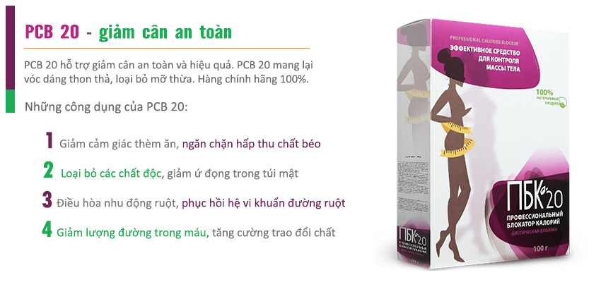 Thuốc Giảm Cân Thảo Dược PCB 20 Nga Dưỡng Thể-1