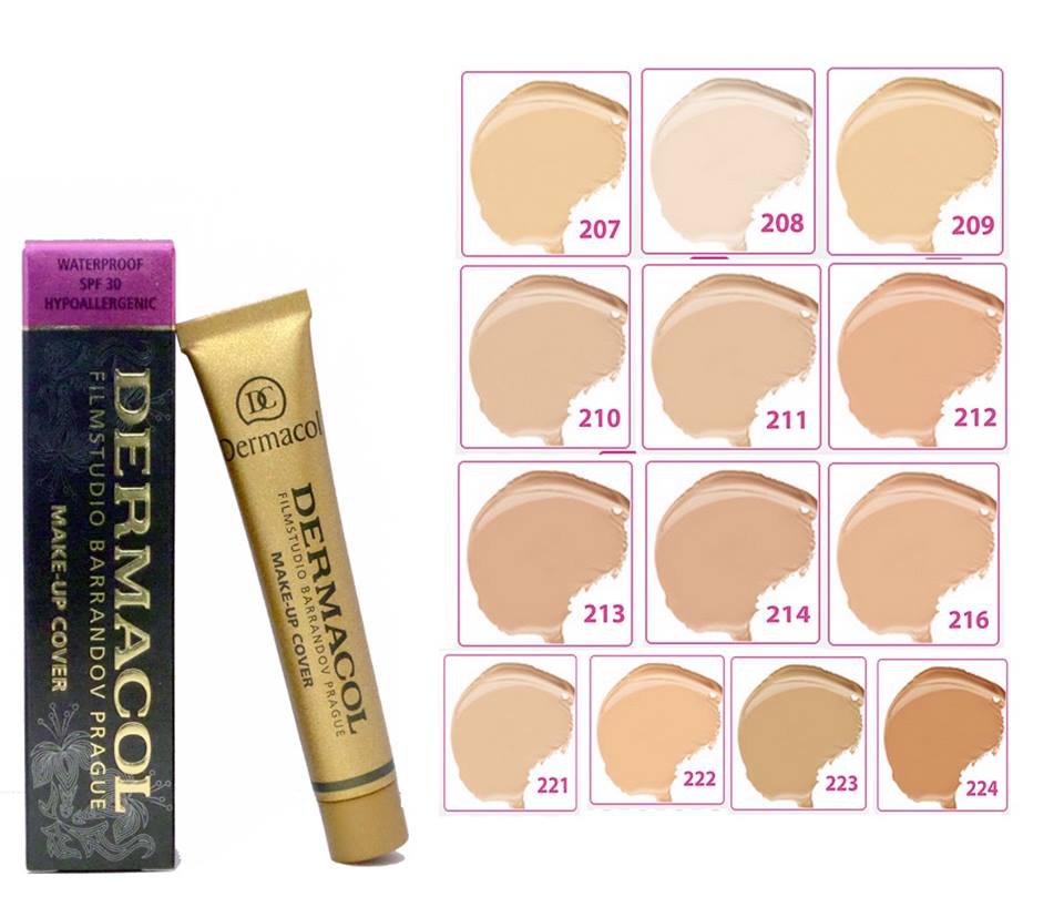Kem Nền Che Khuyết Điểm Dermacol Trang Điểm Đôi Môi-1