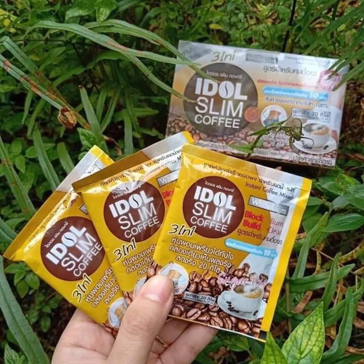 Cà Phê Giảm Cân Idol Slim Coffee 3in1 Thái Lan Dưỡng Thể-1
