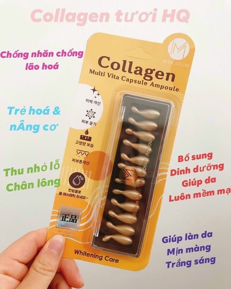 Viên Collagen Tươi Đẹp Da Ammud Multi Vita Ampoule Collagen Hàn Quốc Chăm Sóc Mặt-1
