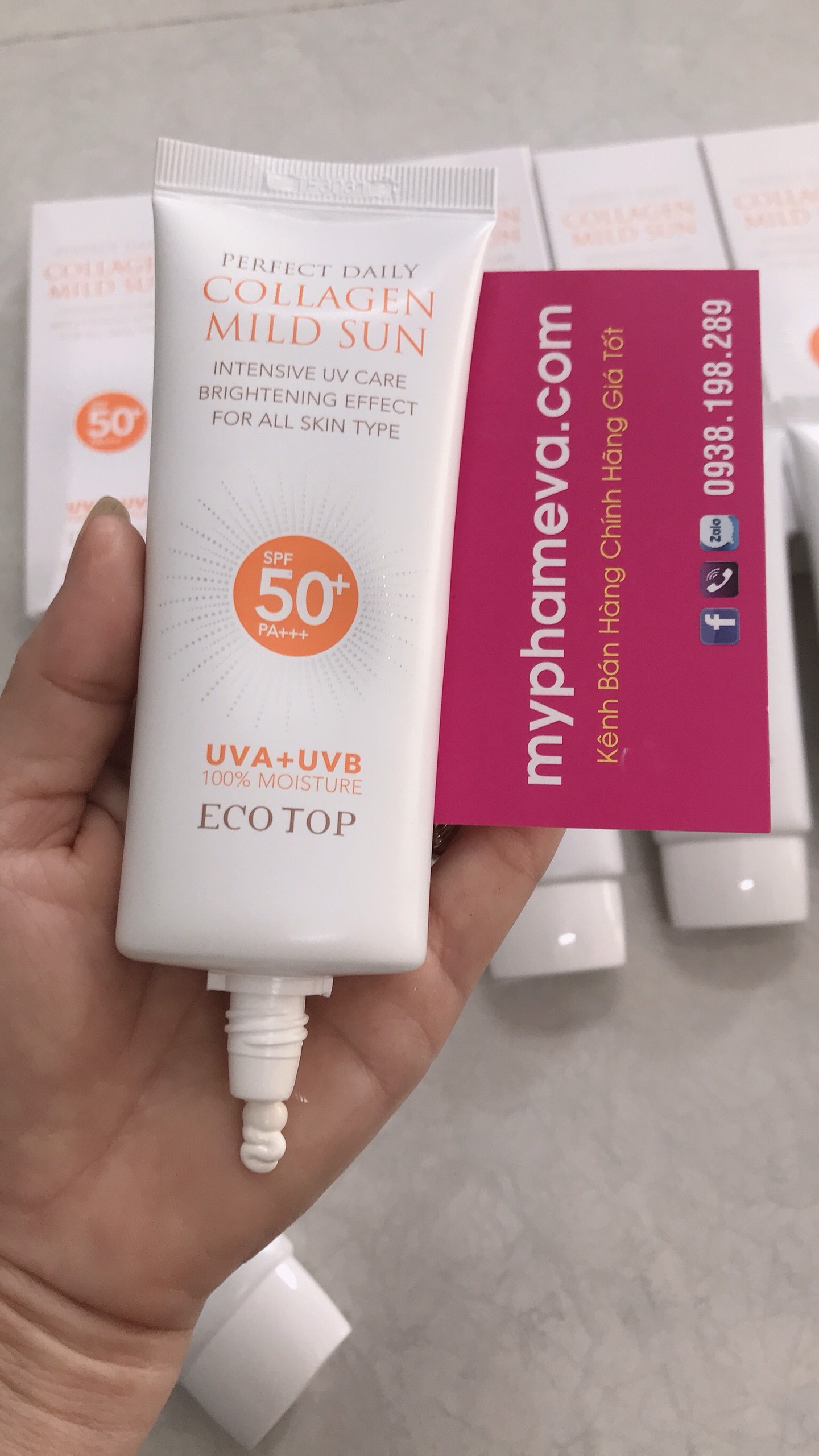 Kem Chống Nắng Collagen Mild Sun Hàn Quốc Chăm Sóc Mặt-1