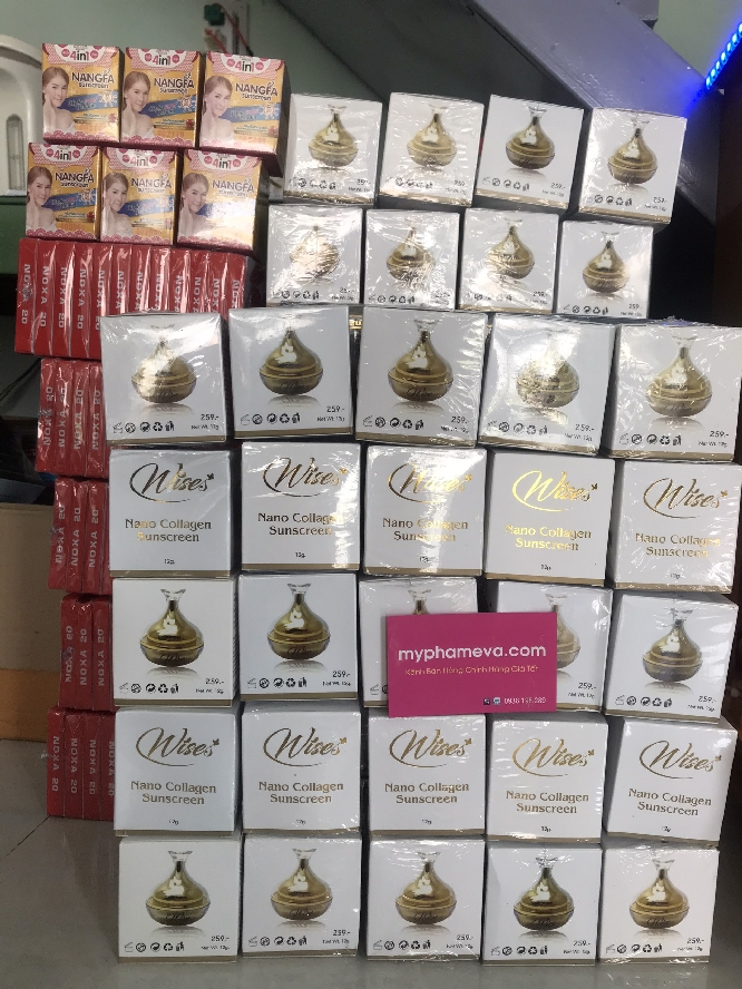 Kem Chống Nắng Wise Nano Collagen Sunscreen Thái Lan Chăm Sóc Mặt-1