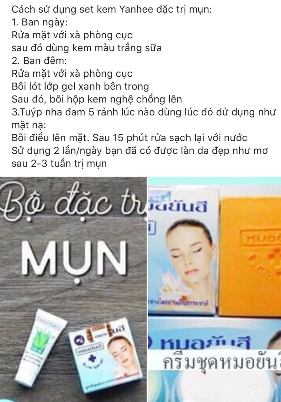 KEM Đặc Trị Mụn Trắng Da YanHee Thái Lan Chăm Sóc Mặt-1