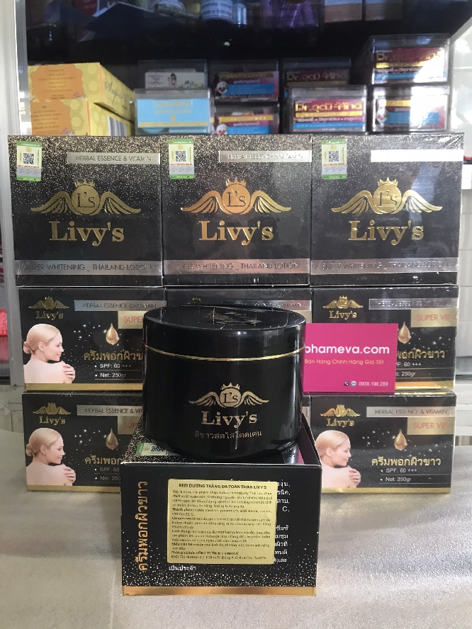 Kem Dưỡng Trắng Da Body Livy