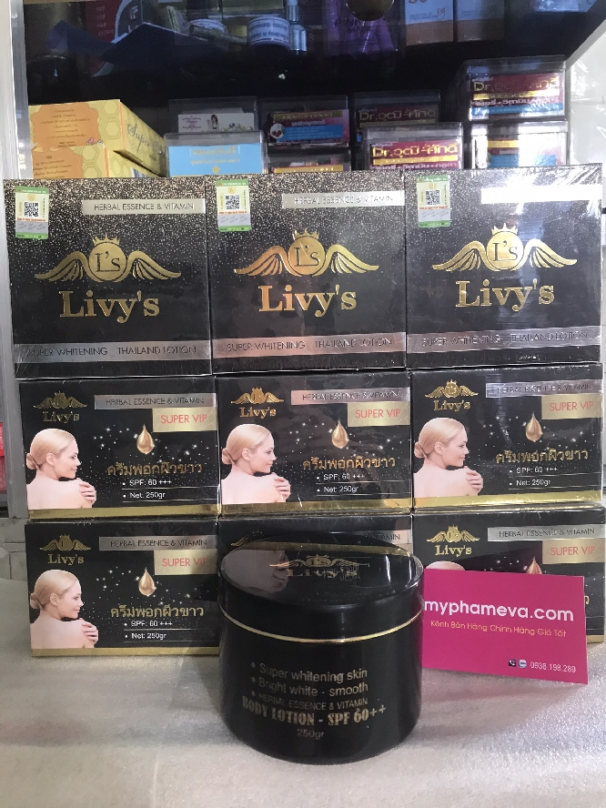 Kem Dưỡng Trắng Da Body Livy