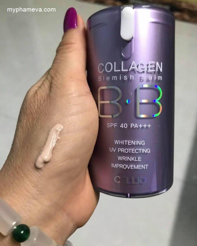 Kem Nền BB The Face Shop Power Perfection TFS Tím Trang Điểm Khuôn Mặt-1