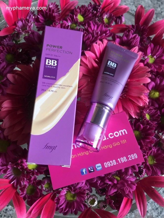 Kem Nền BB The Face Shop Power Perfection TFS Tím Trang Điểm Khuôn Mặt-1