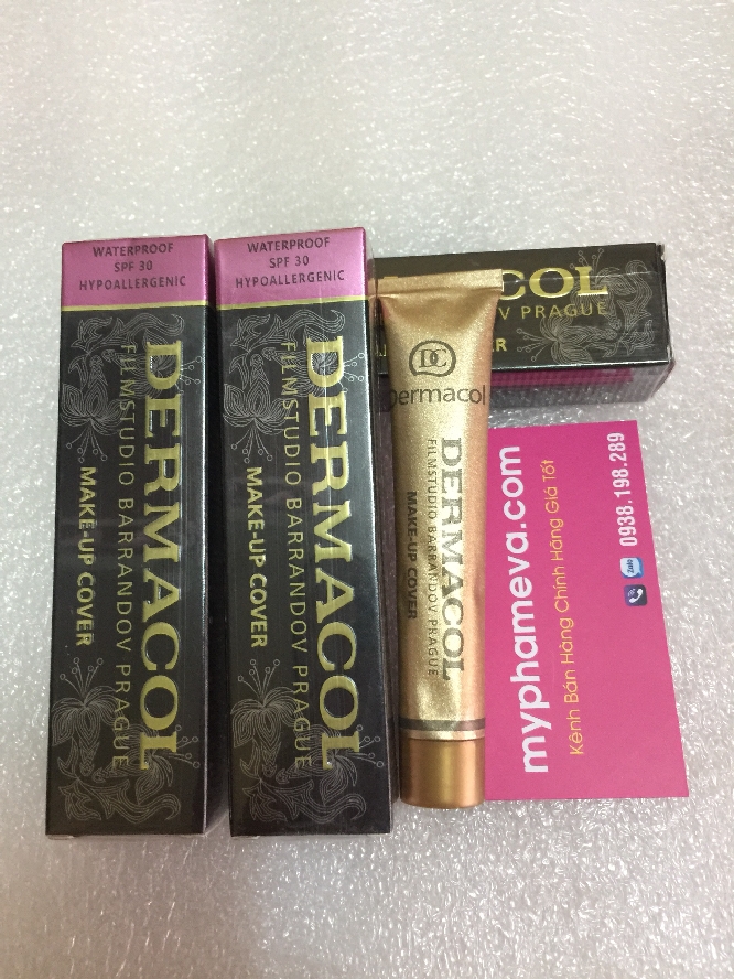 Kem Nền Che Khuyết Điểm Dermacol Trang Điểm Đôi Môi-1