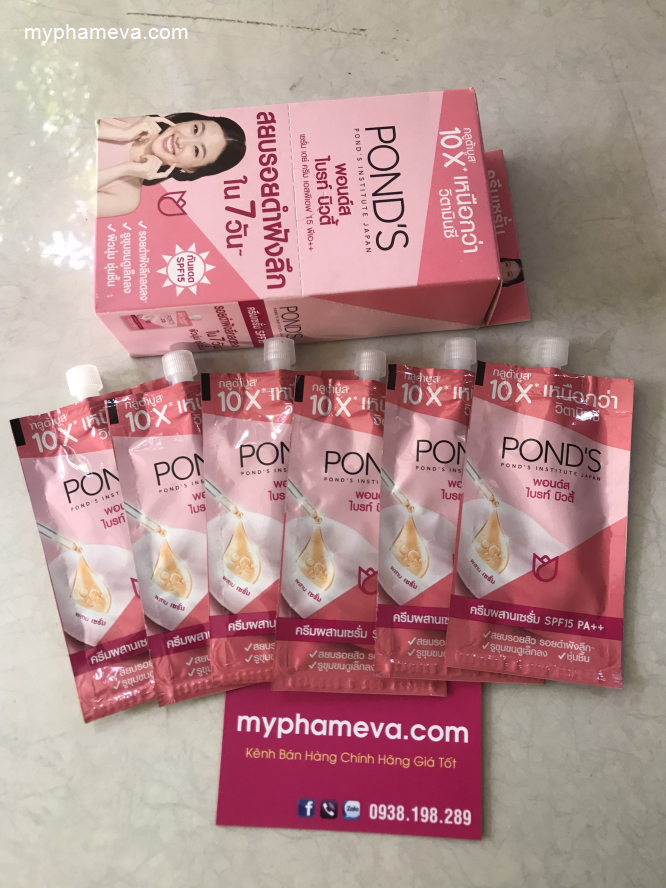 Kem Ponds Dưỡng Trắng Da Chống Nắng Thái Lan Chăm Sóc Mặt-1