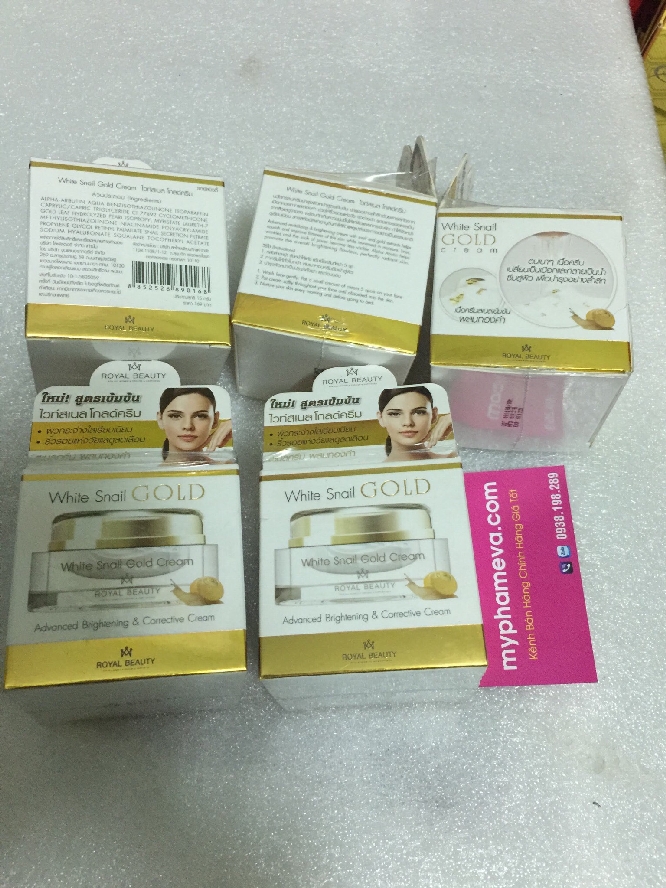  KEM  WHITE SNAIL GOLD DƯỠNG TRẮNG DA CHỐNG LÃO HÓA THÁI LAN Chăm Sóc Mặt-1