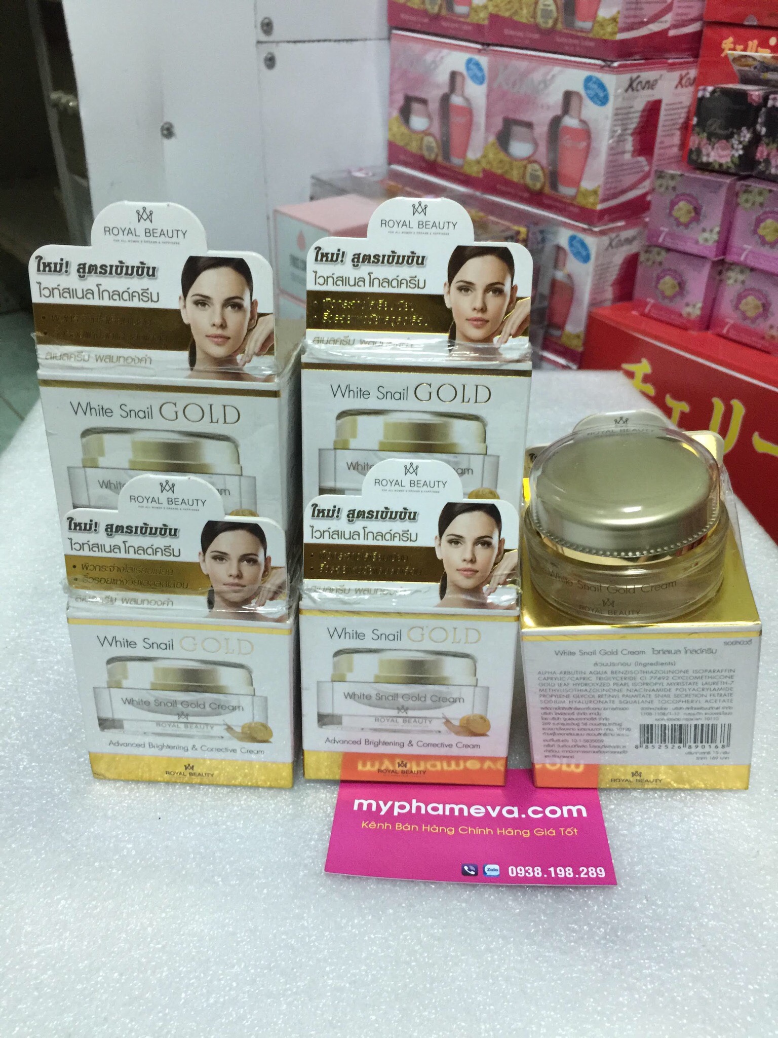  KEM  WHITE SNAIL GOLD DƯỠNG TRẮNG DA CHỐNG LÃO HÓA THÁI LAN Chăm Sóc Mặt-1