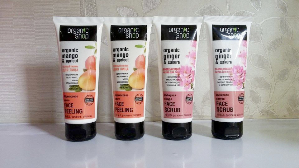 Kem Tẩy Da Chết Ở Mặt Organic Shop Nga Chăm Sóc Mặt-1