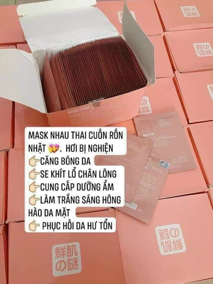 Mặt Nạ Nhau Thai Cuống Rốn Tế Bào Gốc Nhật Bản Chăm Sóc Mặt-1