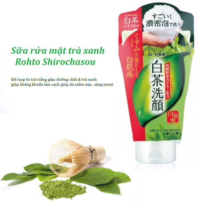 Sữa Rửa Mặt Trà Xanh  Matcha Nhật Bản Mặt Nạ-1