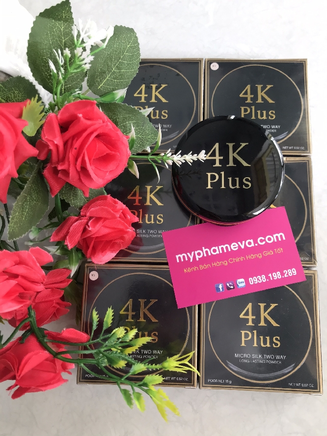 Phấn Phủ Trang Điểm Chống Thấm Nước 4K Plus Thailan Chăm Sóc Mặt-1