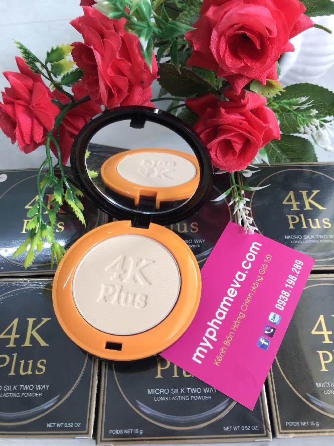 Phấn Phủ Trang Điểm Chống Thấm Nước 4K Plus Thailan Chăm Sóc Mặt-1