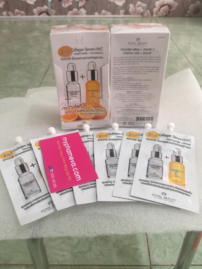 Serum Collagen Vitamin C Dưỡng Trắng Da Chống Lão Hóa Thái Lan Chăm Sóc Mặt-1