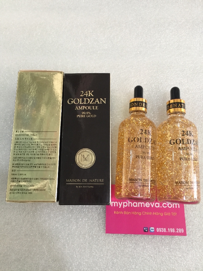 Serum Tinh Chất 24k Goldzan Ampoule Hàn Quốc Chăm Sóc Mặt-1