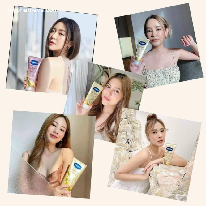 Sữa Dưỡng Thể Vaseline Gluta Hya 10x Thái Lan Chăm Sóc Mặt-1