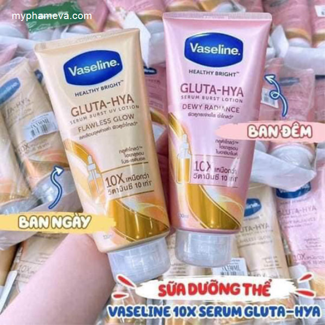 Sữa Dưỡng Thể Vaseline Gluta Hya 10x Thái Lan Chăm Sóc Mặt-1