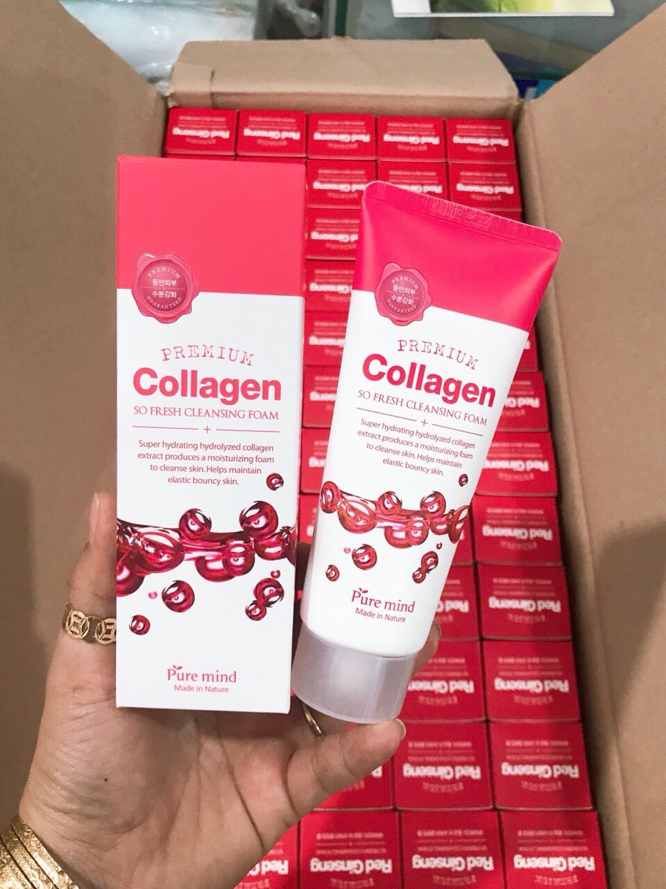 Sữa Rửa Mặt Collagen Pure Mind HÀN QUỐC Chăm Sóc Mặt-1