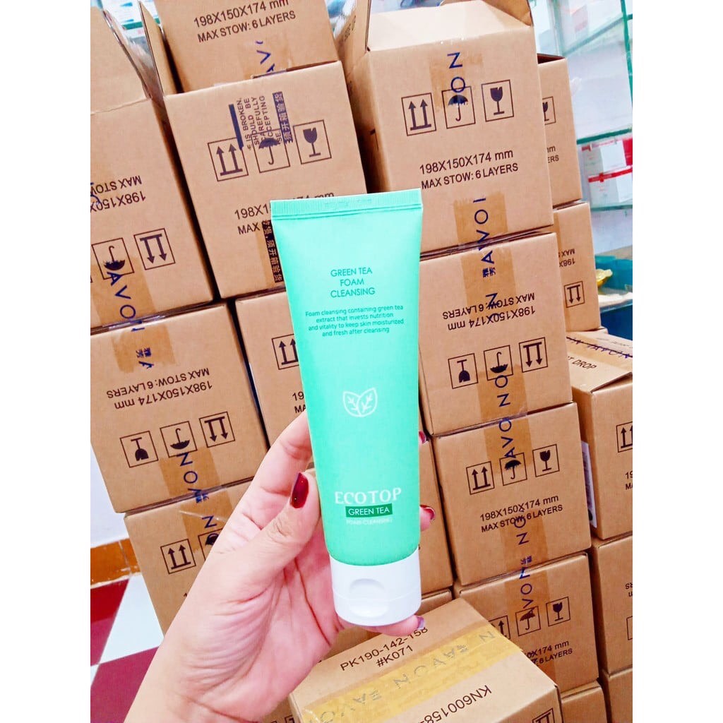 Sữa Rửa Mặt Trà Xanh Ecotop Green Tea Foam Cleasing Chăm Sóc Mặt-1