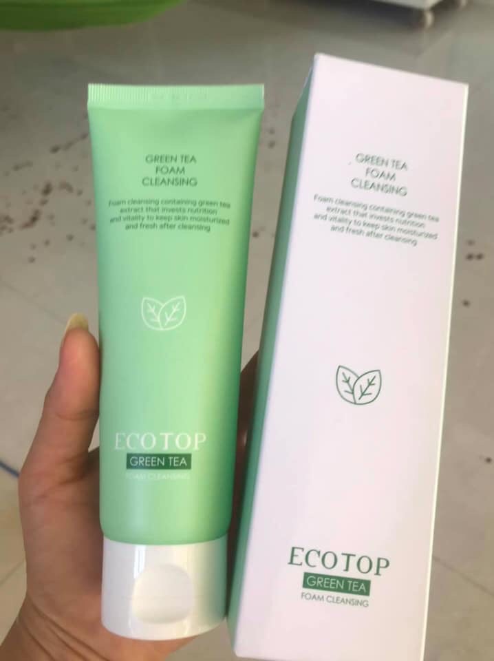 Sữa Rửa Mặt Trà Xanh Ecotop Green Tea Foam Cleasing Chăm Sóc Mặt-1