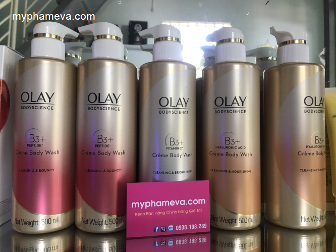 Sữa Tắm Dưỡng Trắng Da, Chống Lão Hóa Olay B3 TháiLan Chăm Sóc Mặt-1