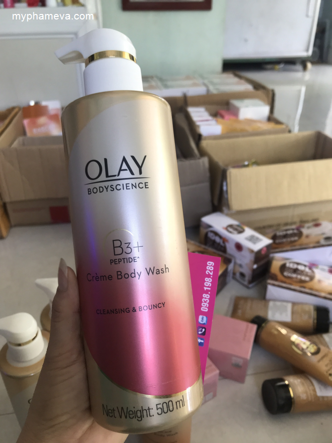 Sữa Tắm Dưỡng Trắng Da, Chống Lão Hóa Olay B3 TháiLan Chăm Sóc Mặt-1