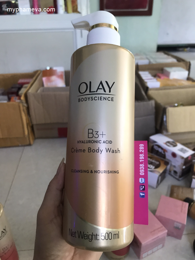 Sữa Tắm Dưỡng Trắng Da, Chống Lão Hóa Olay B3 TháiLan Chăm Sóc Mặt-1
