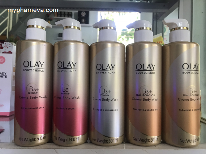 Sữa Tắm Dưỡng Trắng Da, Chống Lão Hóa Olay B3 TháiLan Chăm Sóc Mặt-1