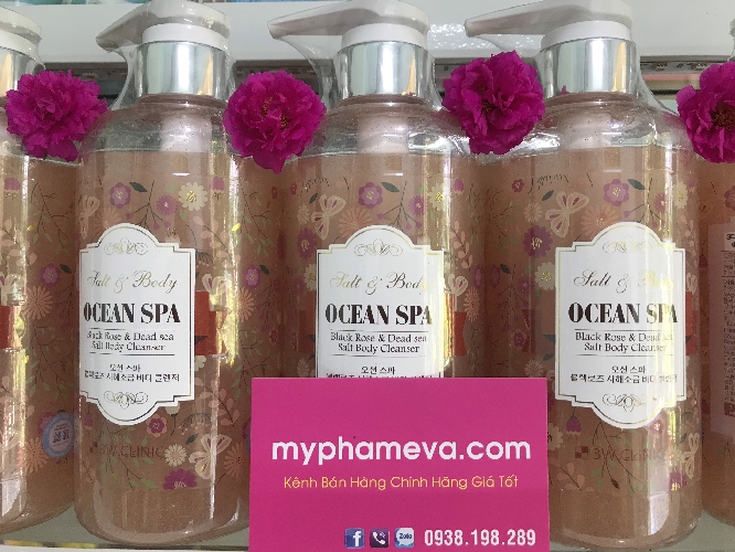 Sữa Tắm Muối Biển Tẩy Da Chết Ocean Spa Hàn Quốc Chăm Sóc Mặt-1