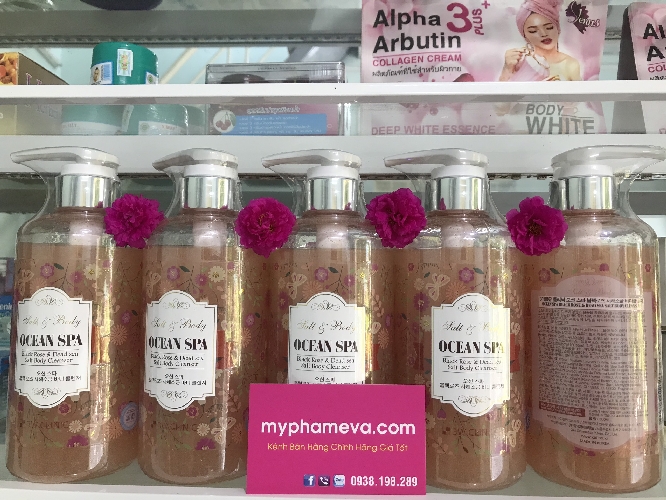 Sữa Tắm Muối Biển Tẩy Da Chết Ocean Spa Hàn Quốc Chăm Sóc Mặt-1